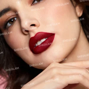 رژ لب مایع مات شیگلم رنگ Crimson