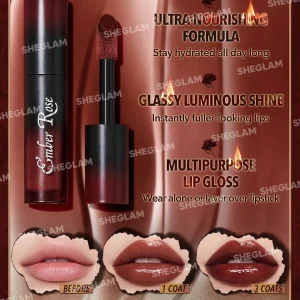 ست لیپ گلاس امبر رز شیگلم