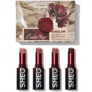 پک رژ جامد 4 عددی امبر رز شیگلم پک رژ جامد 4 عددی امبر رز شیگلم