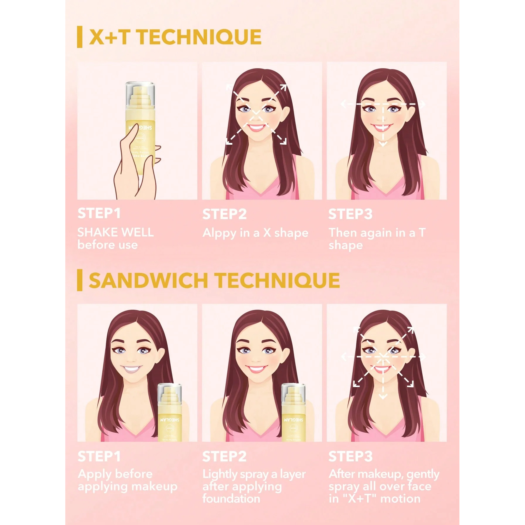 اسپری فیکس شیگلم مدل matte اسپری فیکس شیگلم مدل matte