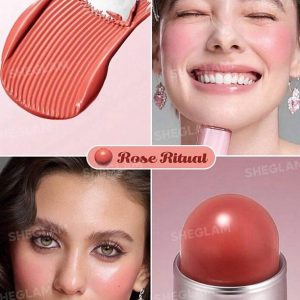 رژگونه استیکی کره ای شیگلم رنگ Rose Ritual