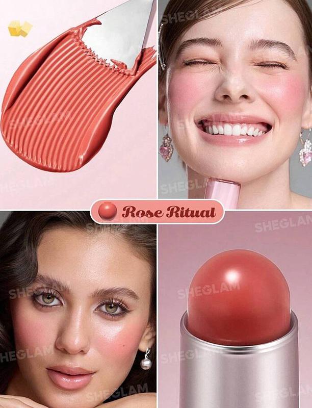 رژگونه استیکی کره ای شیگلم رنگ Rose Ritual رژگونه استیکی کره ای شیگلم رنگ Rose Ritual